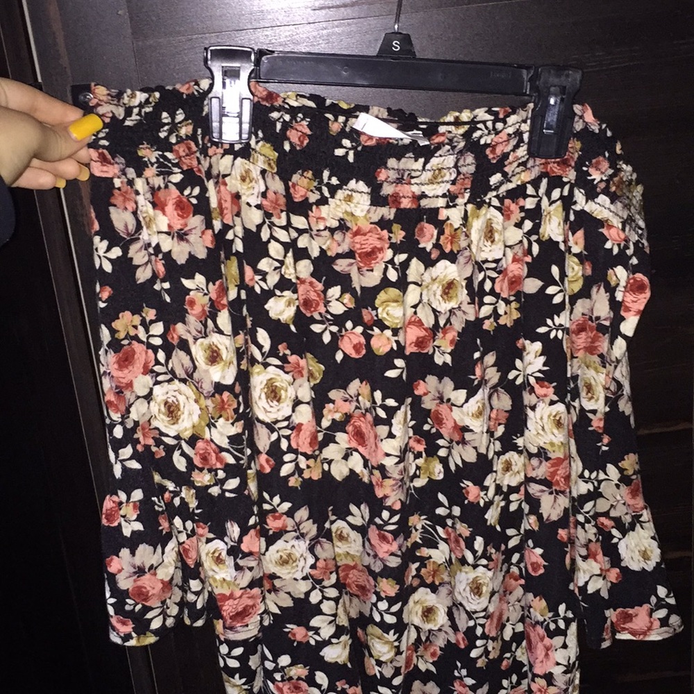 Off Shoulder Floral Top